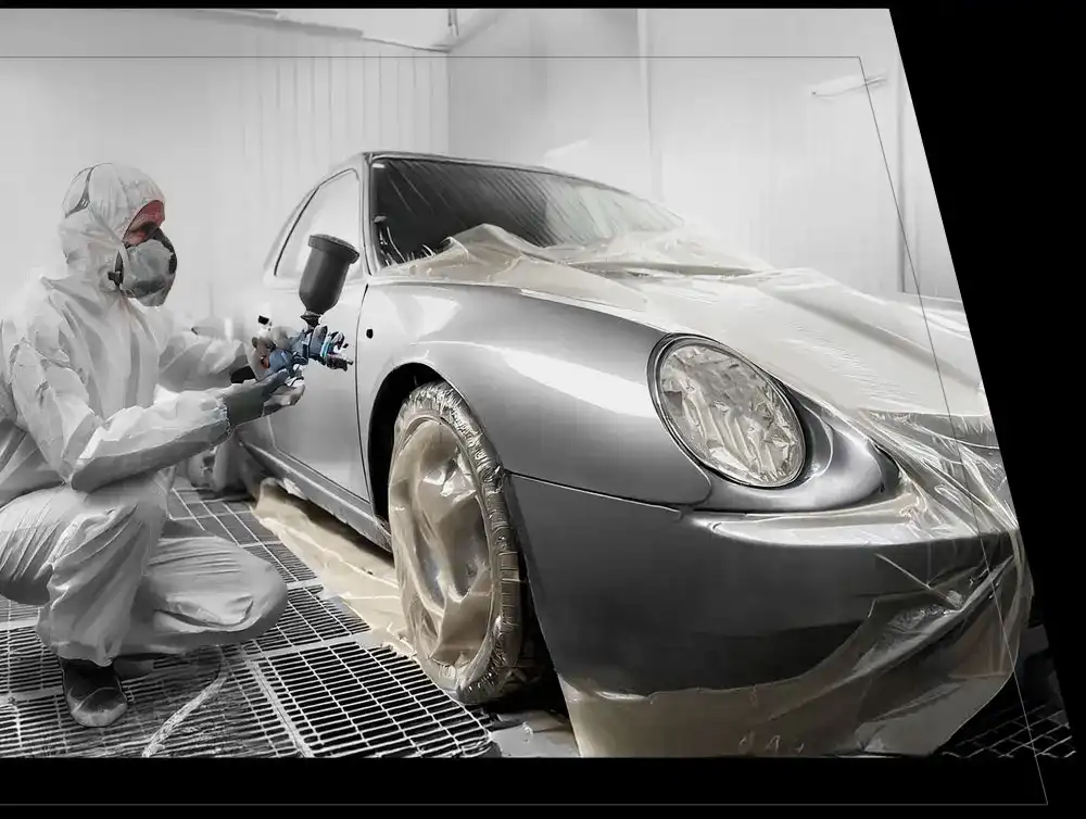 Full and partial vehicle respray services
