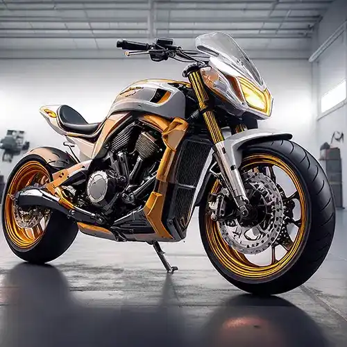 Motorbike custom spraying